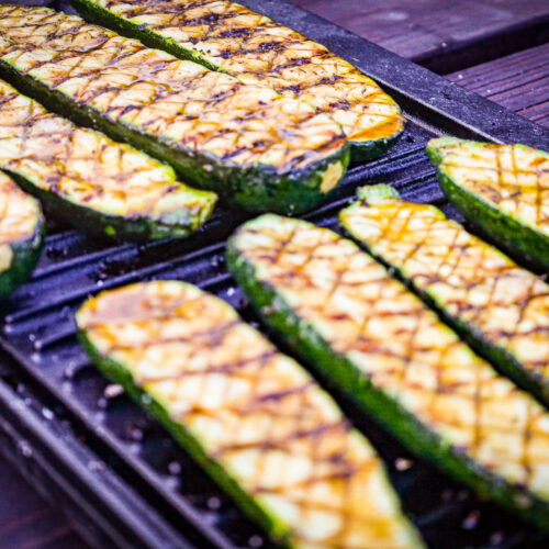 Grilled-Zucchini-Honey-Balsamic-Jamaican-Green-Sauce